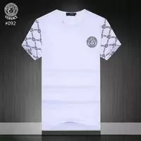 versace jeans tshirt imprime new epaule fleur discount